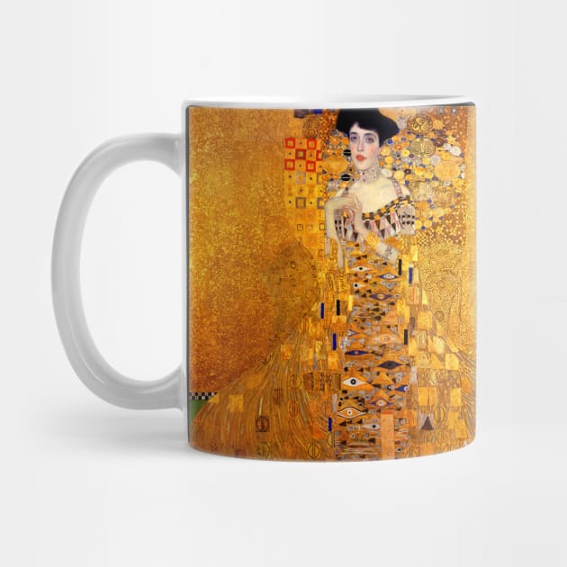 Gustav Klimt Famous art Portrait of Adele Bloch-Bauer I 1907 by CONCEPTDVS